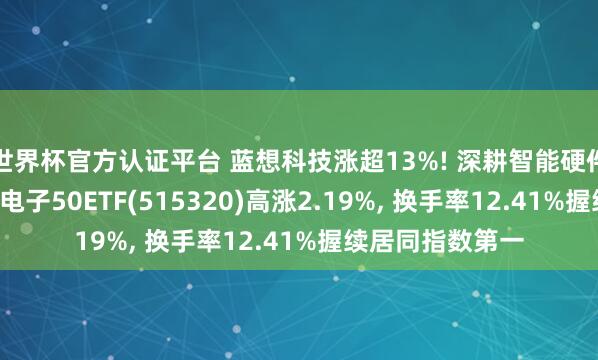 世界杯官方認(rèn)證平臺 藍(lán)想科技漲超13%! 深耕智能硬件霸占產(chǎn)業(yè)風(fēng)口, 電子50ETF(515320)高漲2.19%, 換手率12.41%握續(xù)居同指數(shù)第一